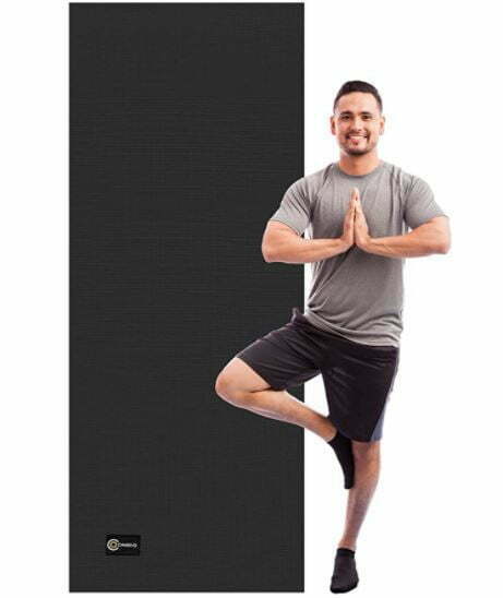 Round Yoga Mat: CAMBIVO Yoga Mat for Men and Women, Extra Long and Wide Exercise Mat