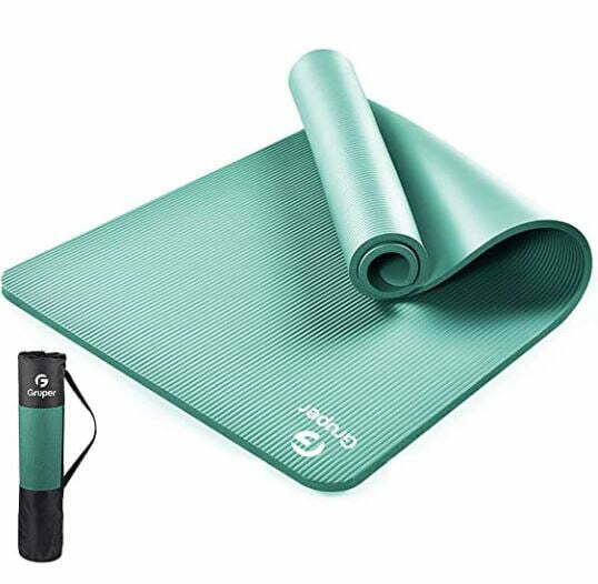 Round Yoga Mat: Gruper Thick Yoga Mat Non Slip